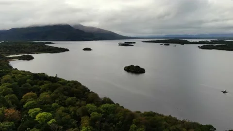 A static shot of Muckross lake in Killarney. Stock Footage 163450137