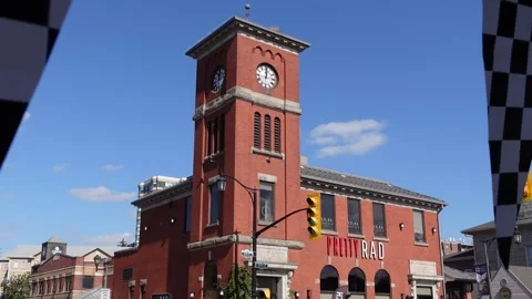 Static shot of the old post office in Milton Canada Stock Footage 252153535