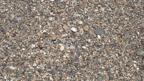 STATIC SHOT OF PEBBLE LAKE BEACH Stock Footage 106142548