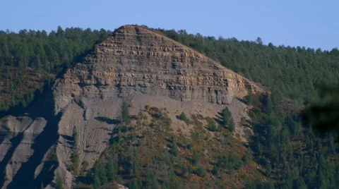 Static shot of pyramid Ridge, Close 4K Stock Footage 56432350