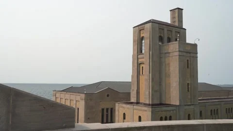Static shot of RC Harris water treatment plant in Toronto Canada Video stock 244530059