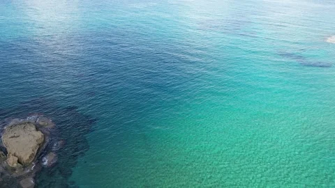 A static shot of the sea Video stock 265666148