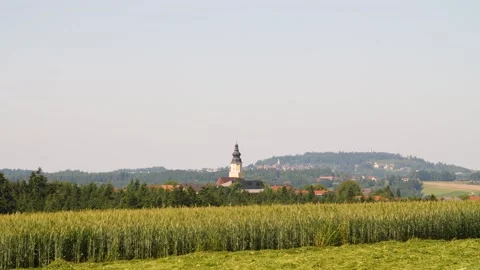 Static shot of a small town in Austria Stock-Footage 157850384