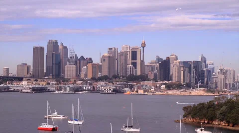 Static shot time lapse of Sydney, Australia 库存影片 39844694