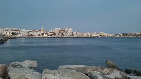 Static shot of Tinos town Video stock 169521064