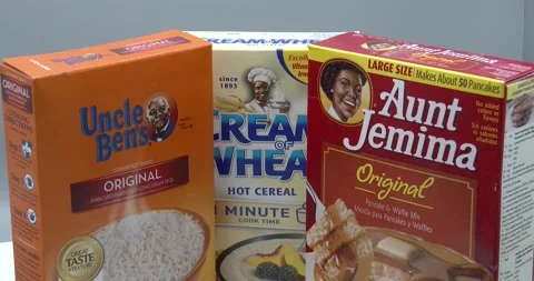Static Shot - Uncle Ben's - Cream of Wheat - Aunt Jemima Stock Footage 133521758