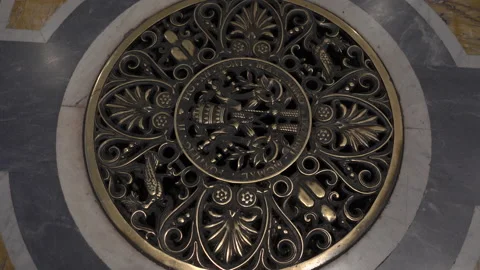 Static shot of wishing grate Stock Footage 137550383