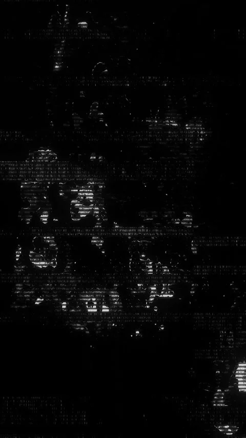 Static Signal Loss Glitch Interference static bands, broken signal fragments Stock Footage 333910521