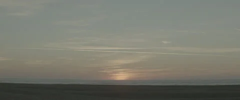 Static Suffolk Coastline Dawn Shingle Beach Foreground Calm Stock-Footage 320114378