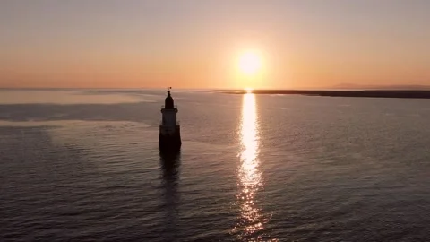 Static Sunset Light House 2 動画素材 242813444