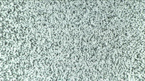 Static on Television Screen Full Frame Background Stock Footage