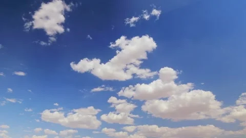 Static time lapse White clouds blue sky hot weather outside. Beauty of colo.. Stock-Footage 279762208