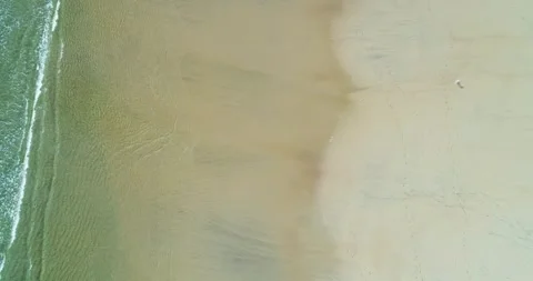 Static Top Down View of a Calm Shoreline The Concept of a Minimalist Backgrou Stock-Footage 317564648