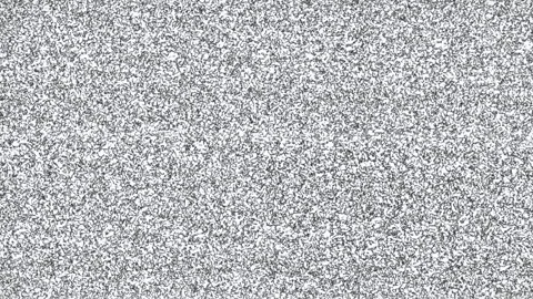 Static tv noise glitch effect no signal screen texture footage Stock Footage 345629425