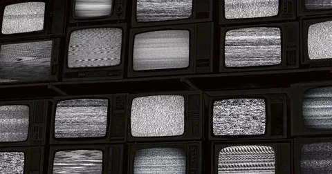 Static TV Noise Wall Video stock 82778435