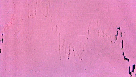 Static TV VFX glitch and noise video effect bar background Video stock 201332240