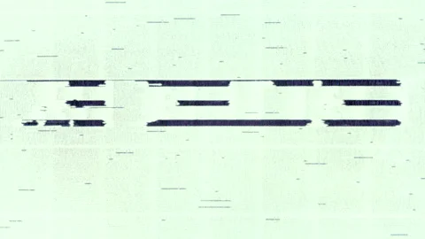 Static TV VFX glitch and noise video effect bar background Stock Footage 201332504