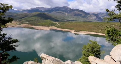 Static video of Dillon Reservoir from Sapphire Point Overlook Stock Footage 346922083