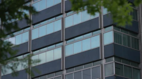 Static view of external of corporate office building Stock Footage 252018826