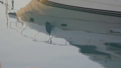 Static view on marina yachts Stock Footage 76986703