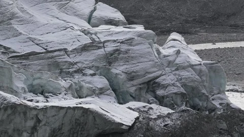 Static View of Russell Glacier Front near Kangerlussuaq, Greenland 스톡 동영상 345644059