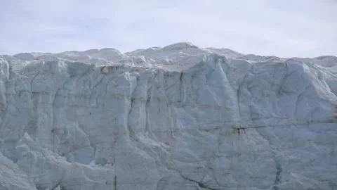 Static View of Russell Glacier Front near Kangerlussuaq, Greenland Video stock 345663268
