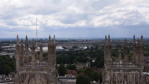 Static view from the Towers of York Minster 2 库存影片 90064598