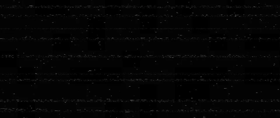 Static white noise lines texture. Glitch vhs pixel noise stripped wallpaper Stock Illustration