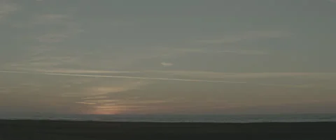 Static Wide Suffolk Coastline Just Shingle Beach Foreground Stock-Footage 320114396