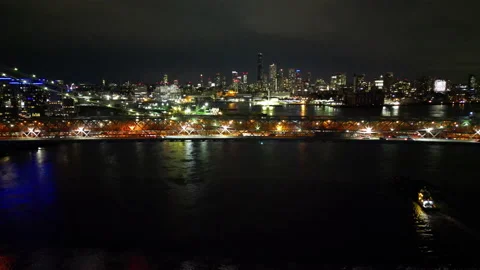 Static Williamsburg bridge shot Stock Footage 218305727