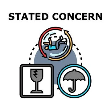Stating concern for risk factors and protection management イラスト素材