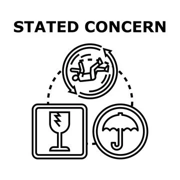 Stating concern for risk factors and protection management Stock Illustration