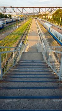 Station apron. Stock Photos