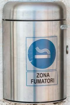 Station ashtray Stock Photos