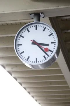 Station clock  Stock Photos