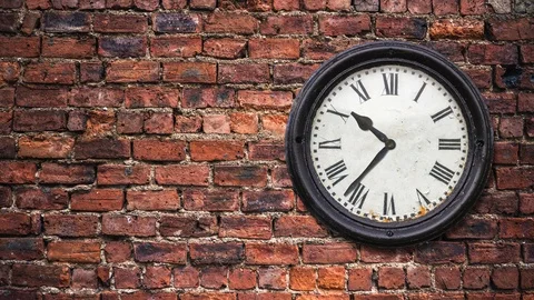 Station Clock Time Lapse Stock Footage 89143855