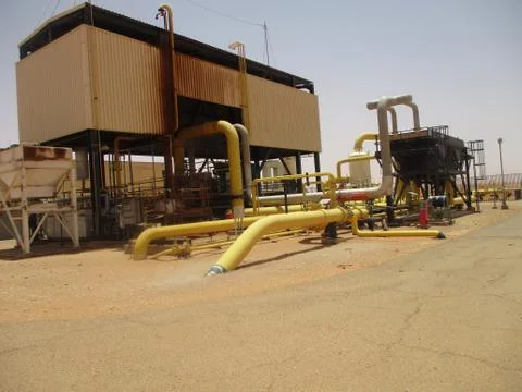 Station de compression Stock Photos