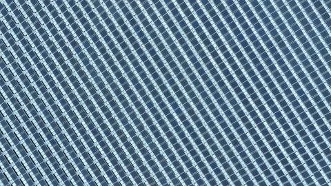 The station generates electricity from large solar panels Vídeos de archivo 253578710