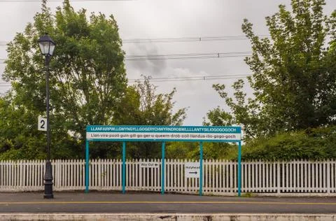Station LanfairPG Stock Photos