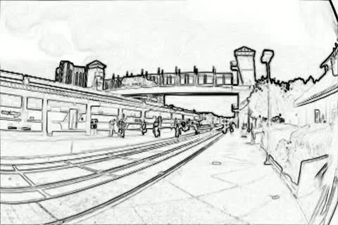 Station Lines Stock-Footage 14822476