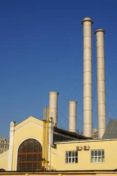 Station with pipe Stock Photos