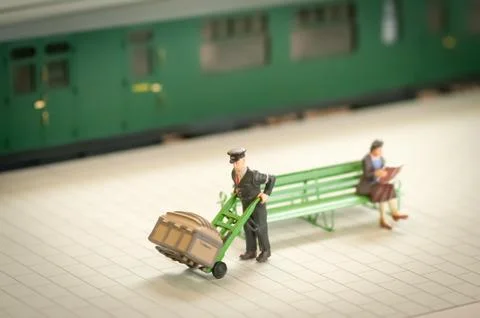 Station porter Stock Photos
