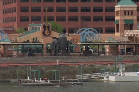 Station Square Zoom Out Stock Footage 10893501