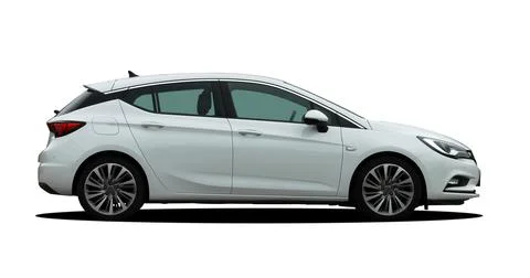 Station wagon, side view Stock Photos