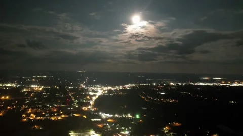 Stationary aerial hyperlapse Crestview FL 스톡 동영상 249566044