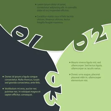 Stationary background with huge numbers Stock-Illustration
