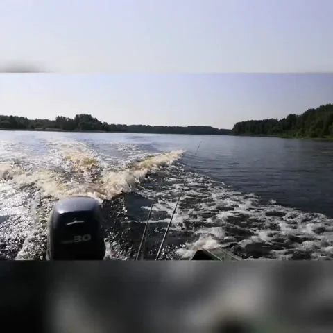 On a stationary boat Stock Footage 140090928