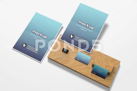 Stationary Mockup PSD Template
