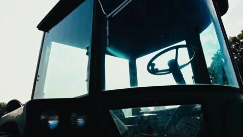 Stationary tractor Stock Footage 205313521