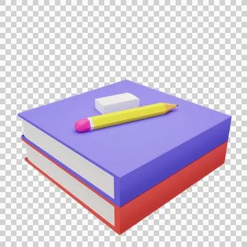 Stationery back to school concept Stock Illustration